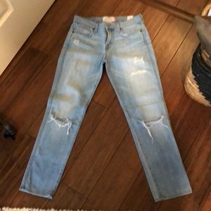Lucky Brand Charlotte Rail crop jean